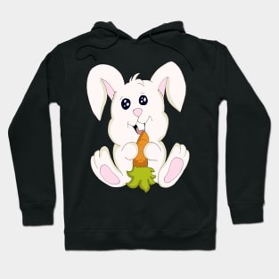 Cute Bunny With Carrot Hoodie